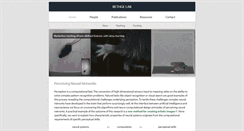 Desktop Screenshot of bethgelab.org